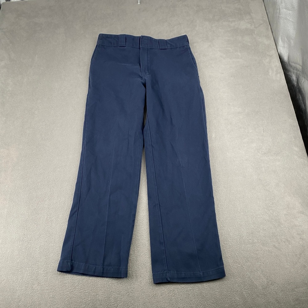 Dickies 874 Original Fit Navy Blue Work Pants Straight Leg Mens 30x30